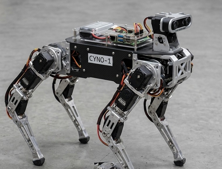 Quadruped Robot Dog for Industrial Inspection